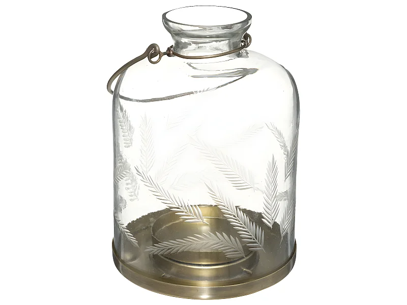 Lanterne en Verre "Wonder" 17cm Transparent