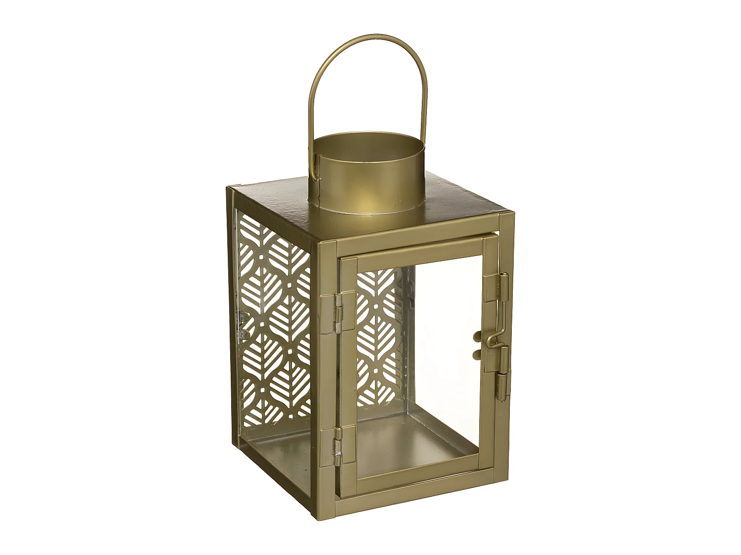 Lanterne en Métal Vintage "Chizoa" 16cm Or