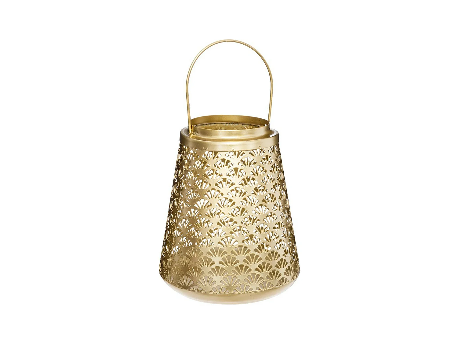 Lanterne en Métal Design "Feel" 19cm Or