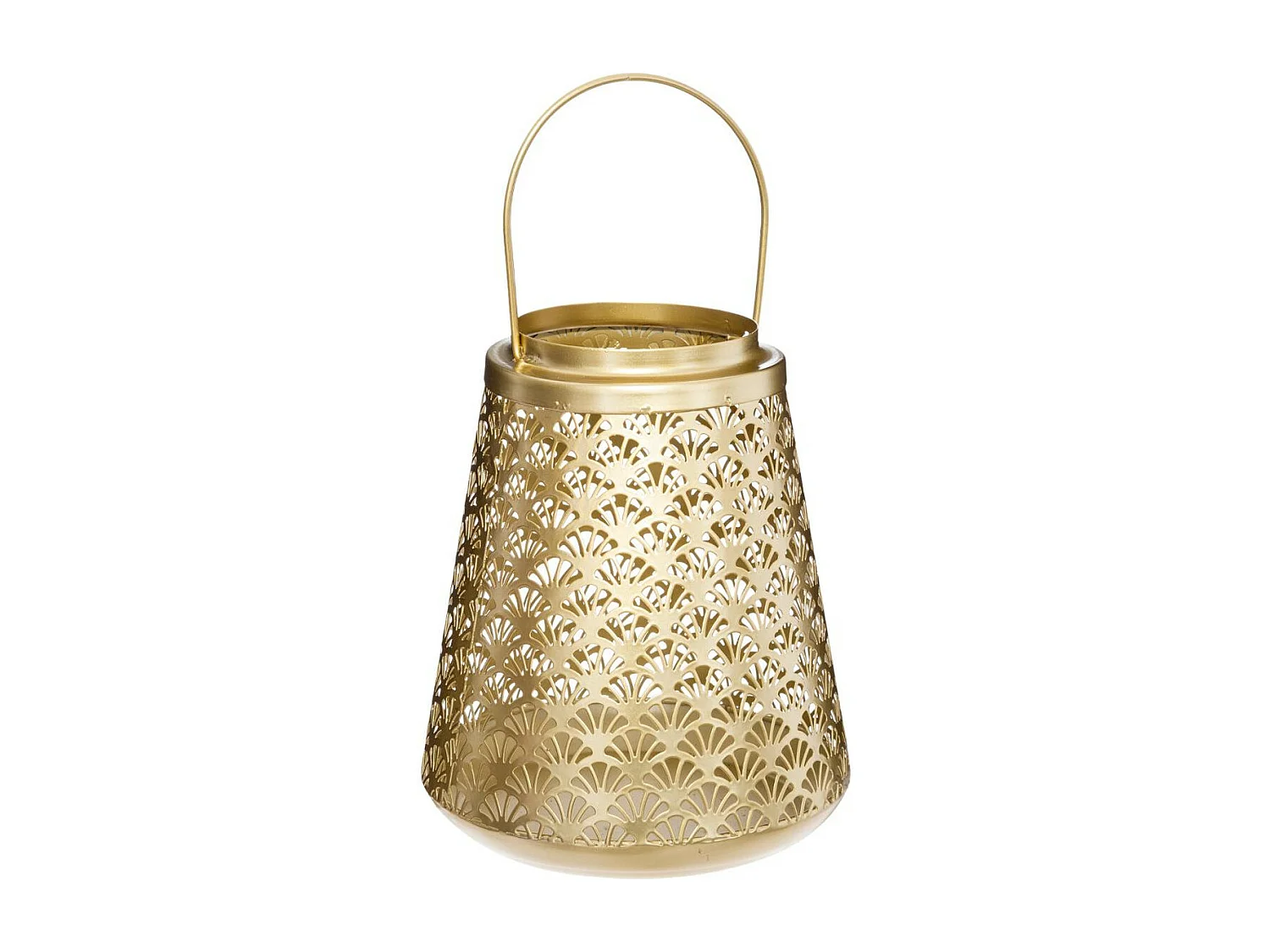 Lanterne en Métal Design "Feel" 19cm Or