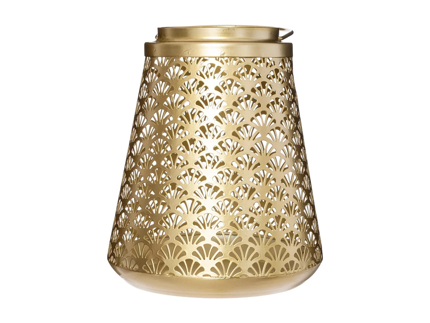 Lanterne en Métal Design "Feel" 19cm Or