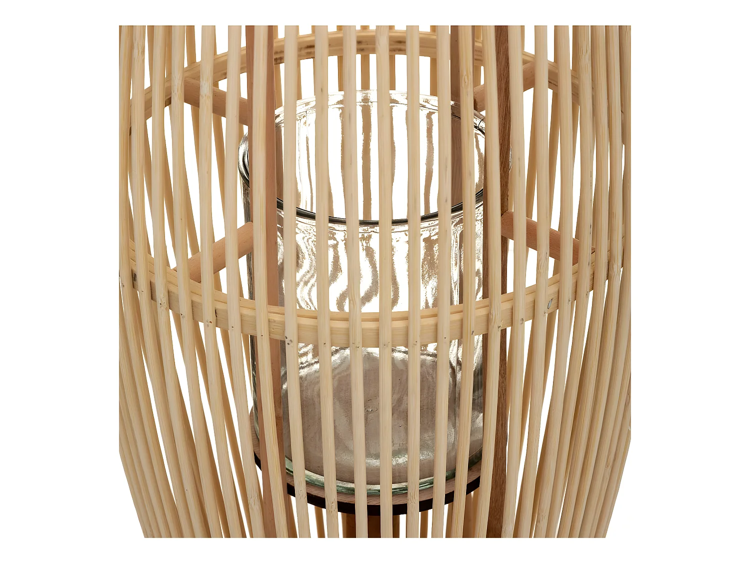 Lanterne Déco en Bambou "Fit" 72cm Naturel