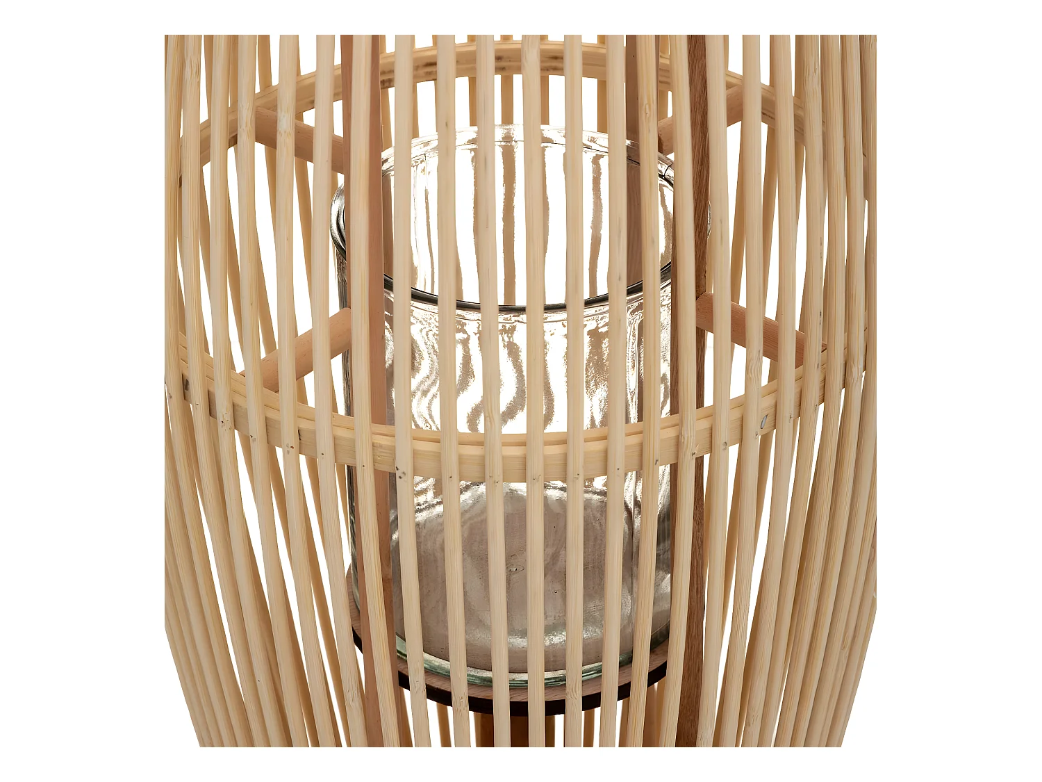 Lanterne Déco en Bambou "Fit" 72cm Naturel