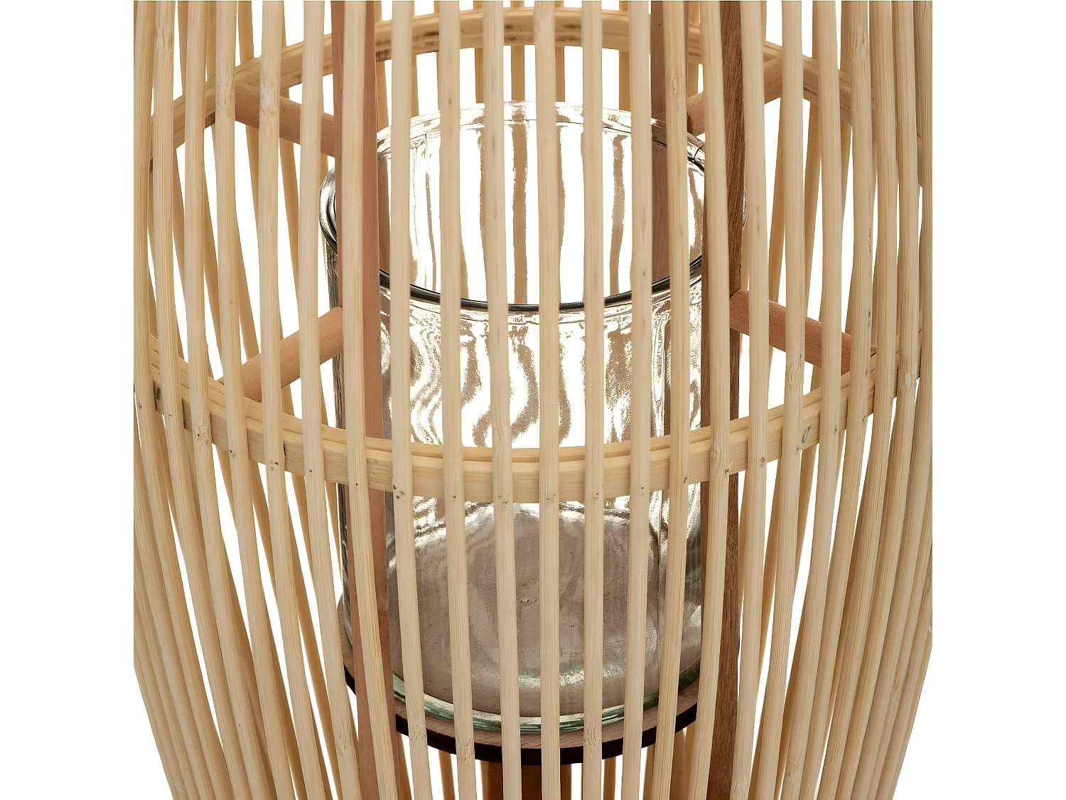 Lanterne Déco en Bambou "Fit" 72cm Naturel