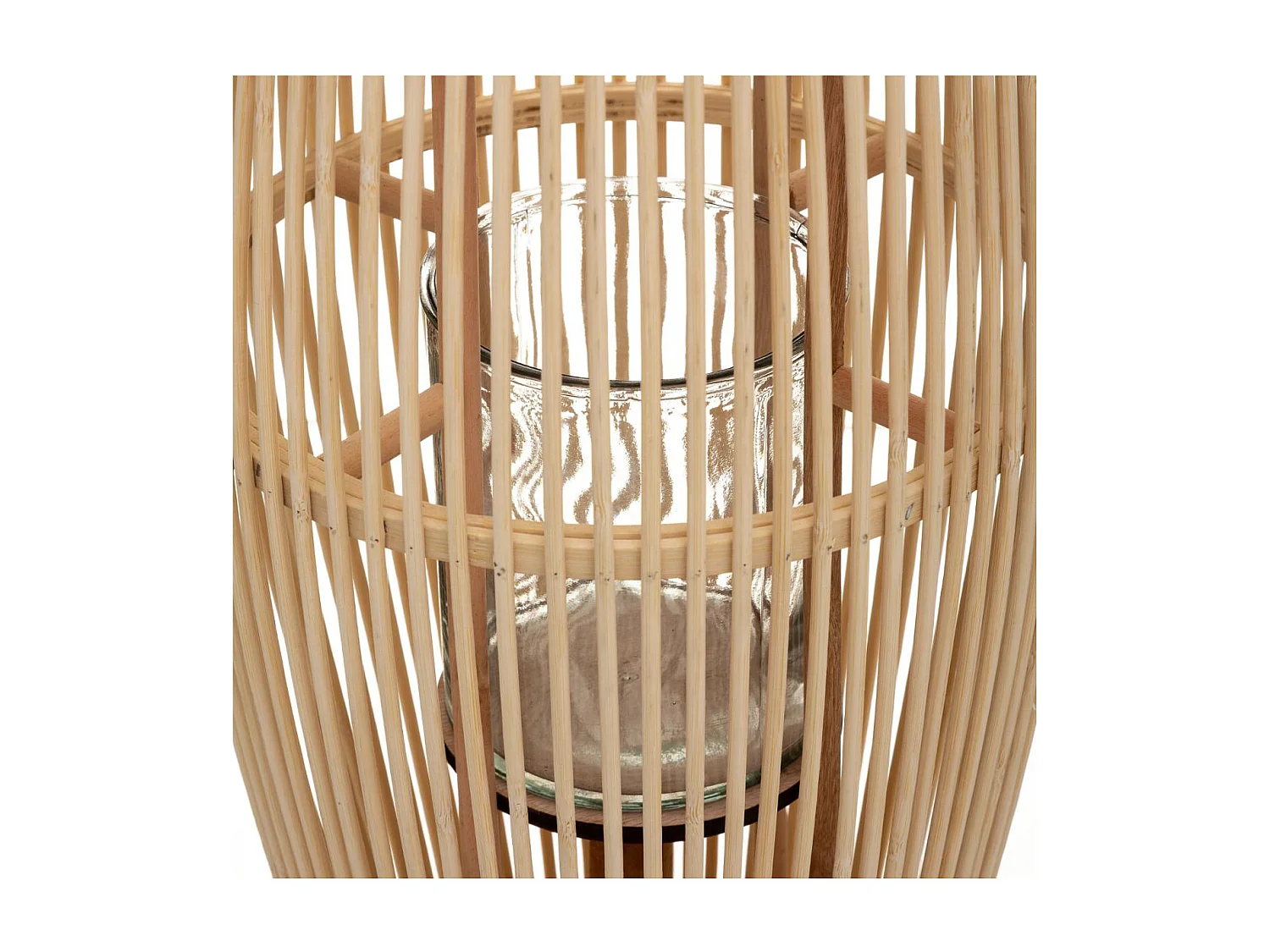 Lanterne Déco en Bambou "Fit" 72cm Naturel