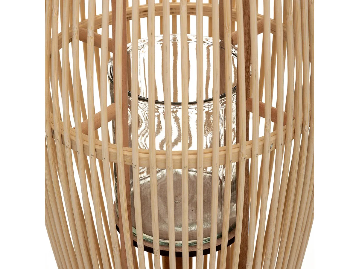 Lanterne Déco en Bambou "Fit" 72cm Naturel