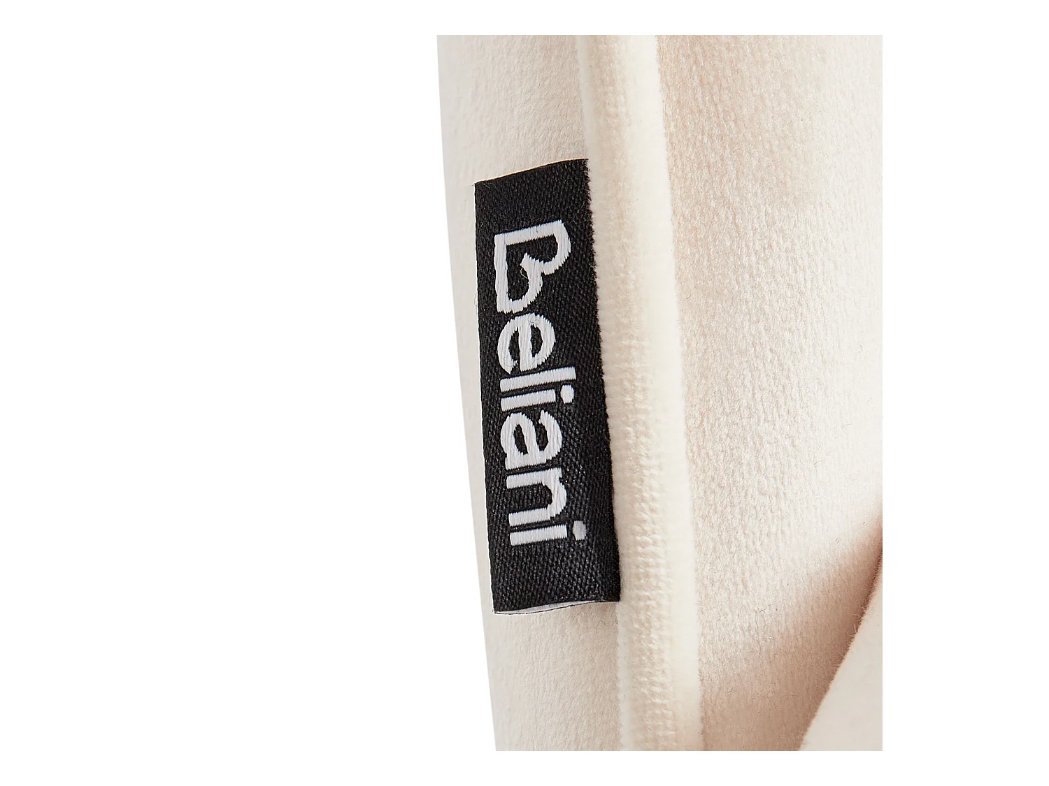 Esszimmerstuhl 2er-Set Stoffbezug beige mit schwarzem Metallgestell Retro Covelo