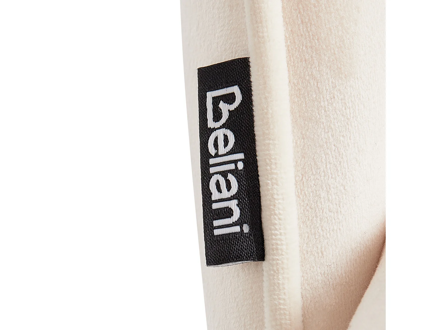 Esszimmerstuhl 2er-Set Stoffbezug beige mit schwarzem Metallgestell Retro Covelo