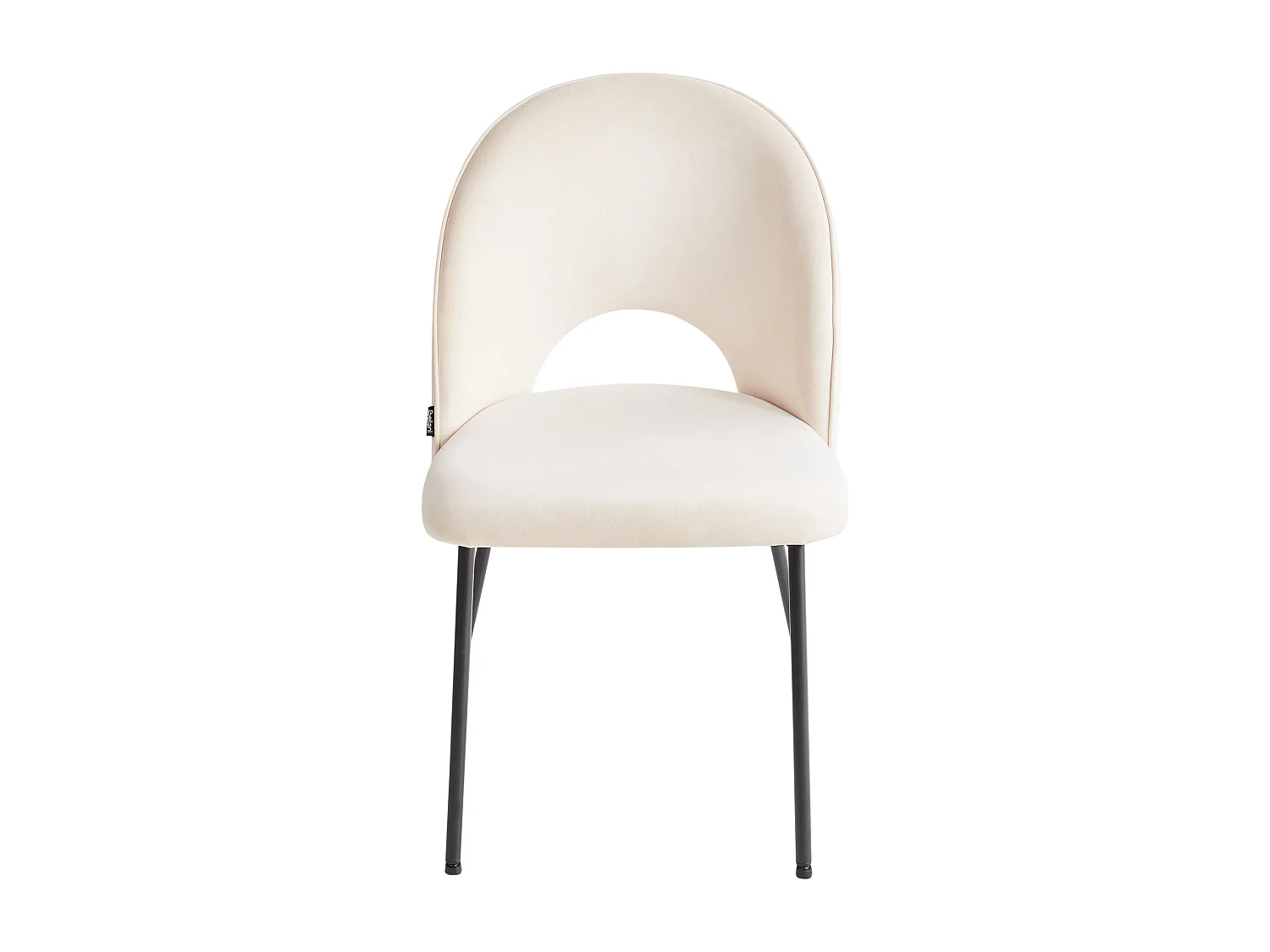 Set van 2 eetkamerstoelen COVELO Lichtbeige