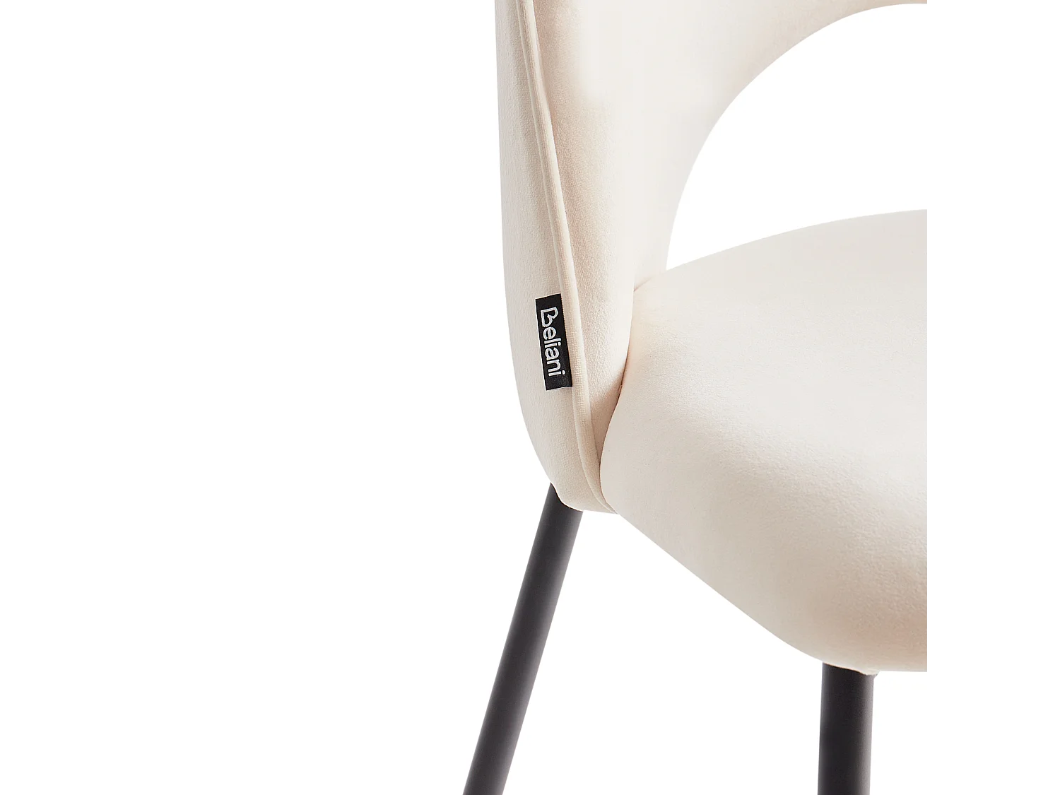 Set van 2 eetkamerstoelen COVELO Lichtbeige