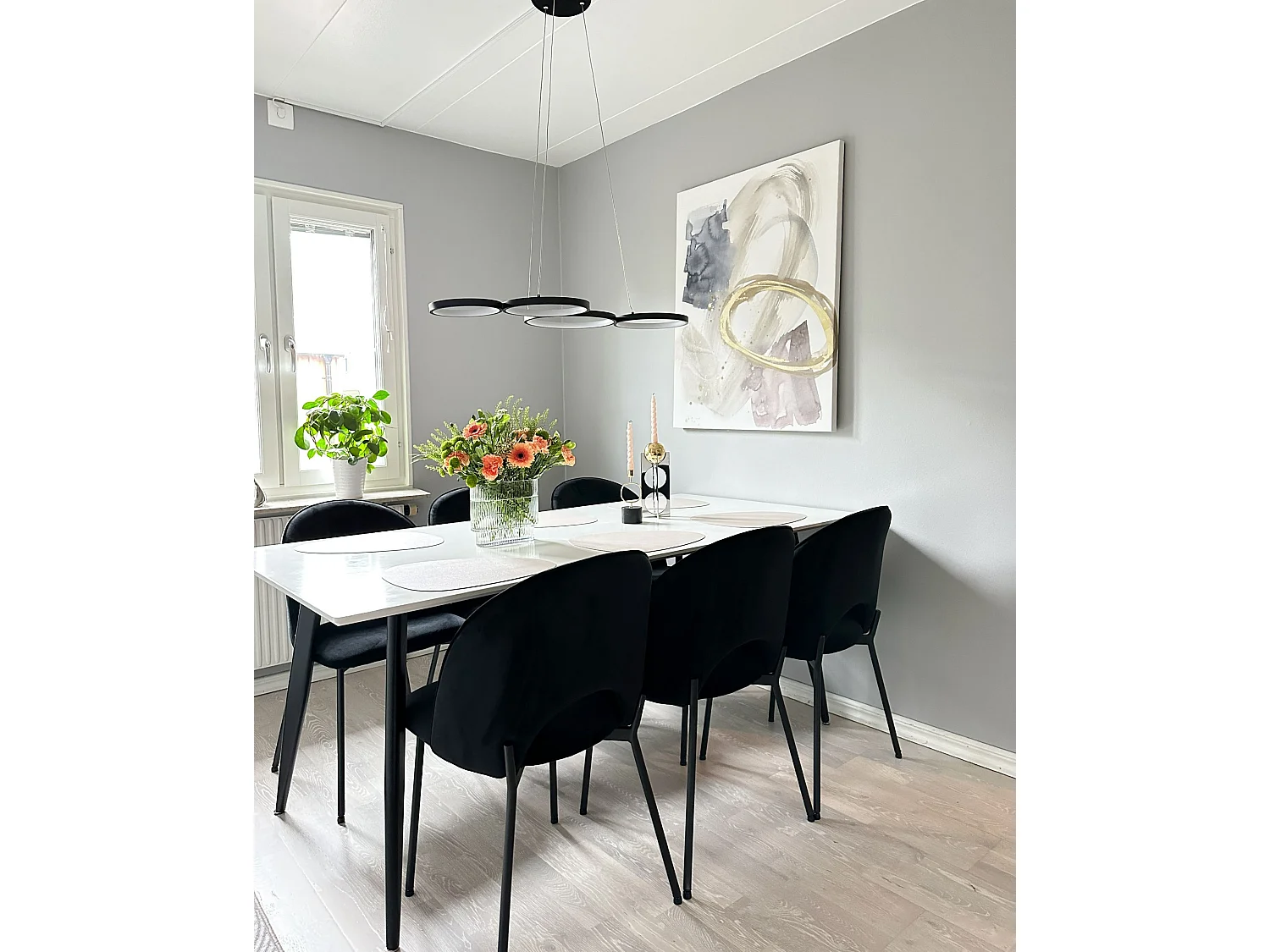 Set di 2 sedie da pranzo COVELO Velluto Nero