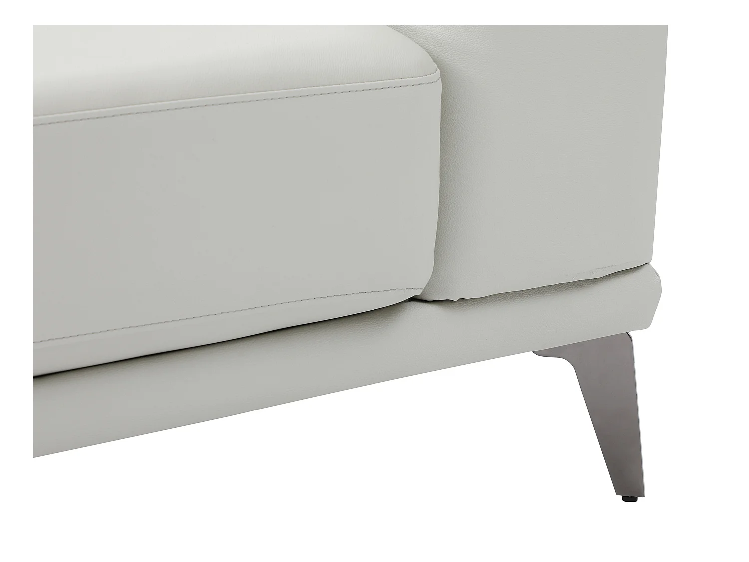 Ecksofa - Büffelleder - Ecke links - Beige - ANDOR