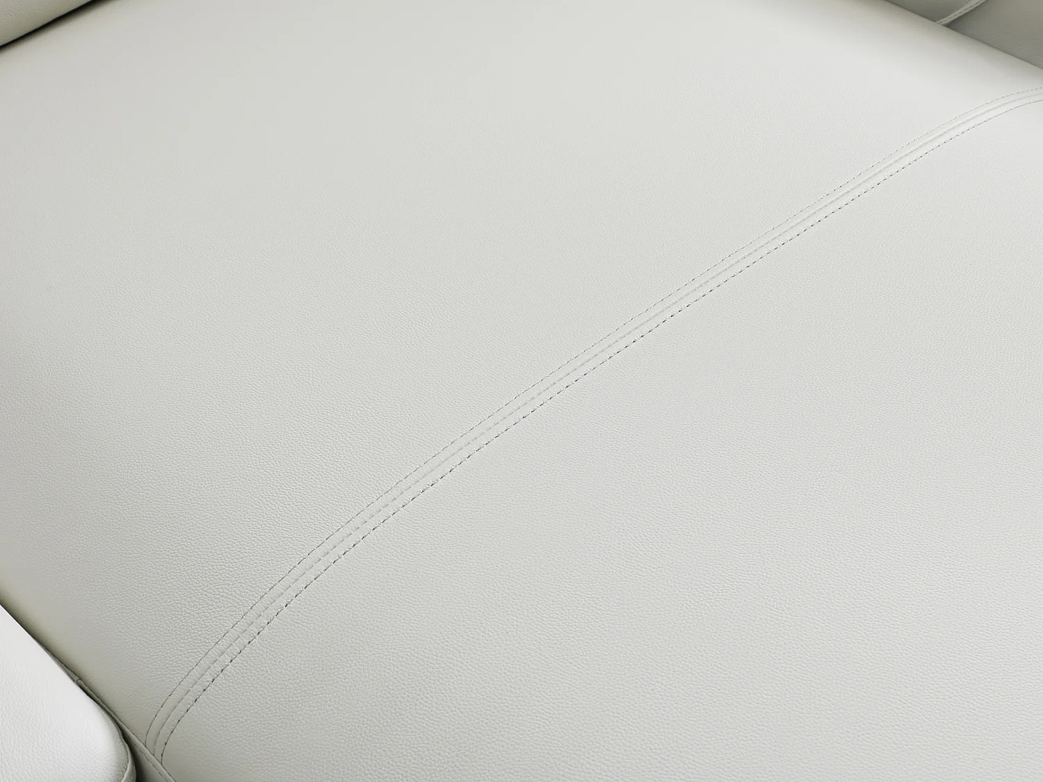 Vänstervänd soffhörn i beige buffelskinn ANDOR