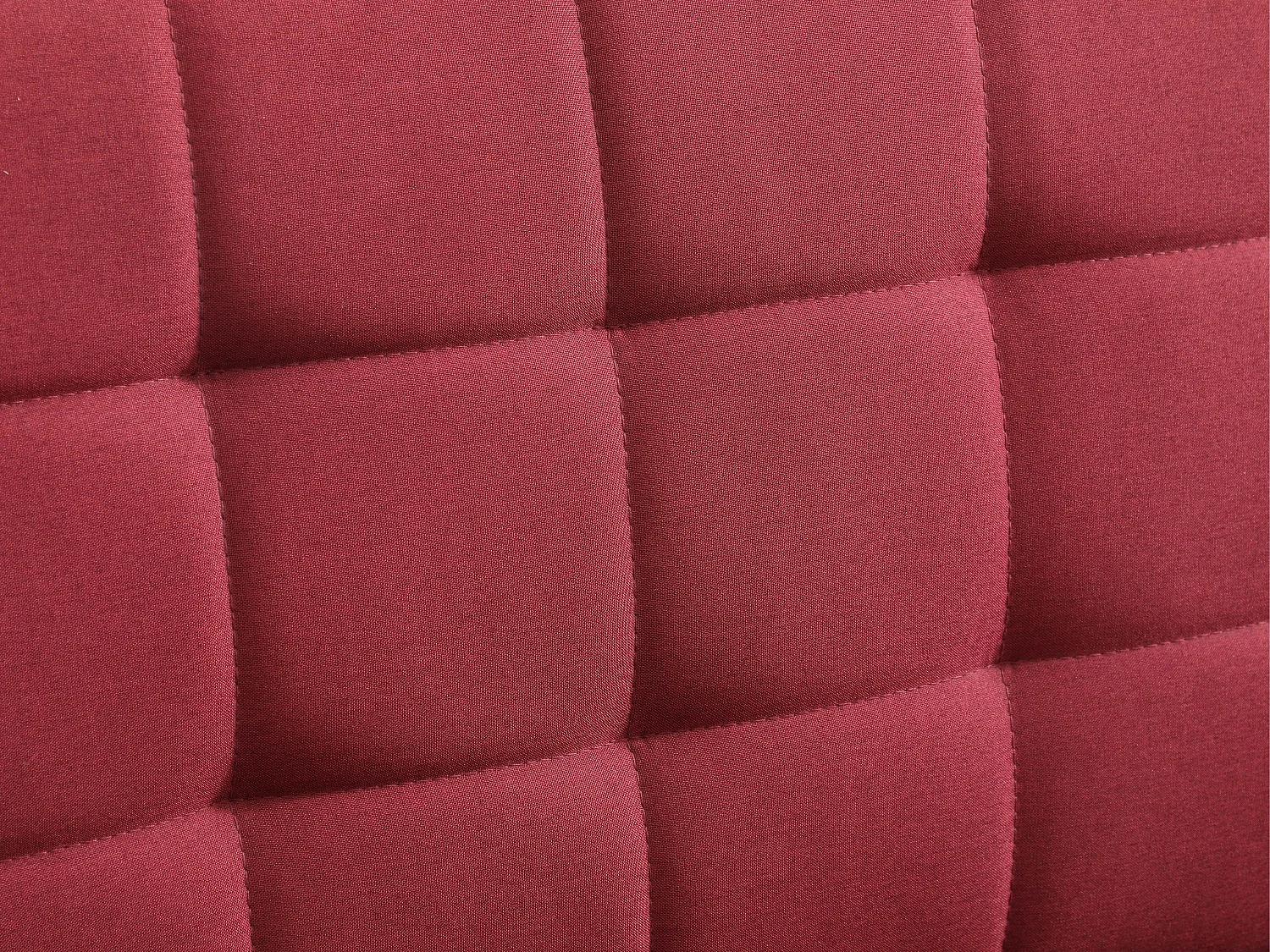 Canapé d'angle convertible et réversible en tissu rouge WILLIS II