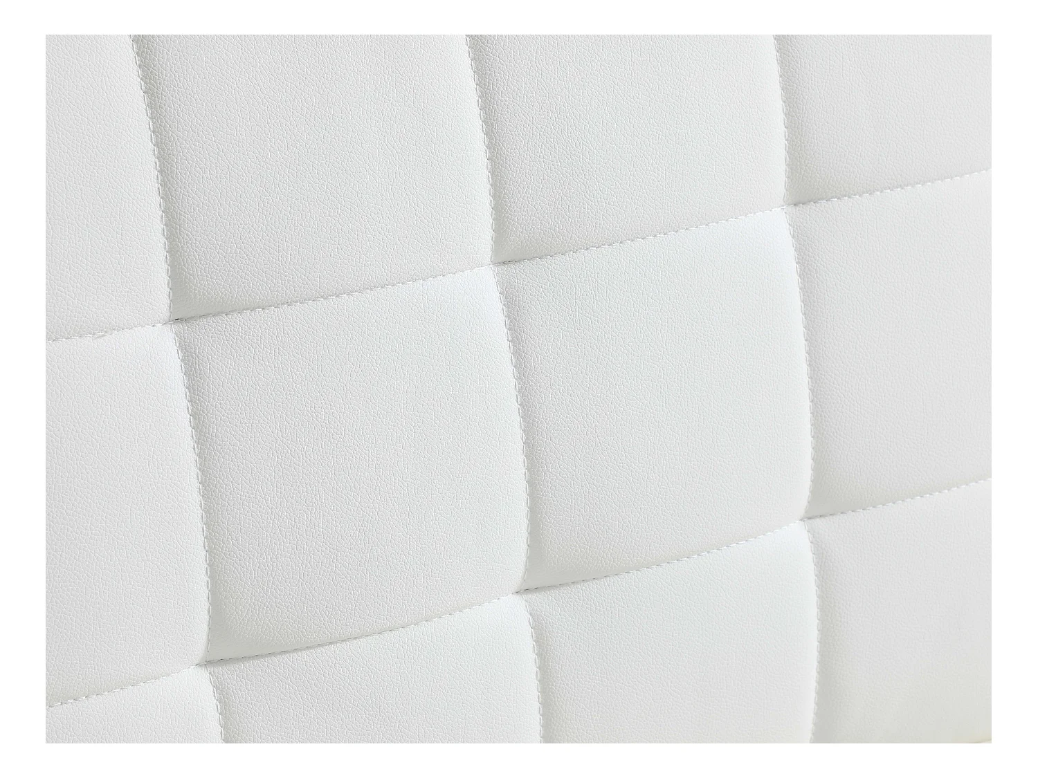 Kanapa narożna rozkładana dwustronna z białej ekoskóry - WILLIS II