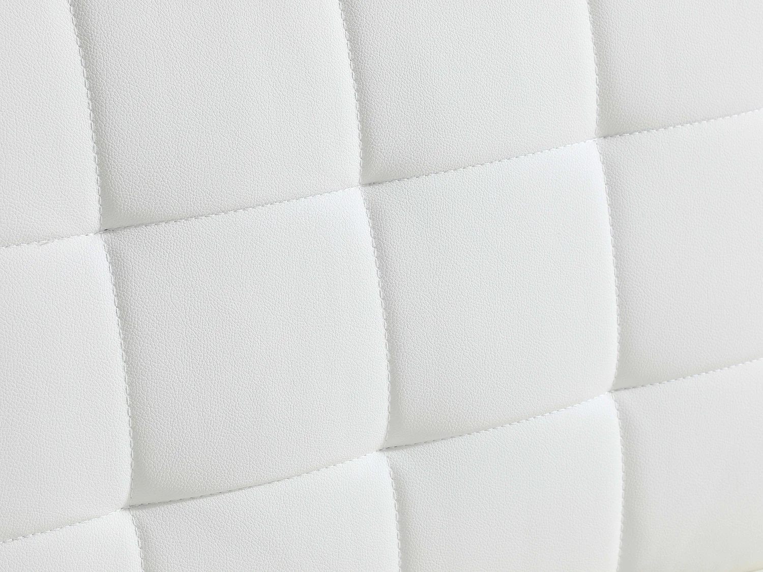 Ecksofa mit Schlaffunktion - Ecke wechselbar - Kunstleder - Weiß - WILLIS II