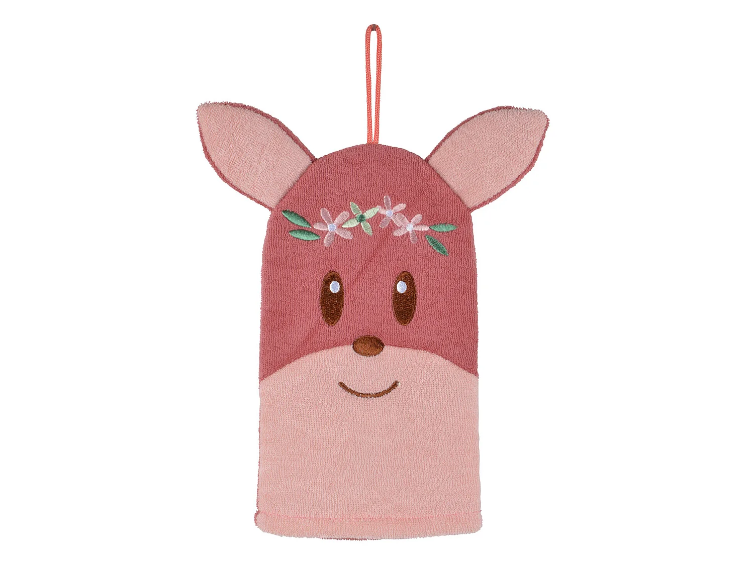 Gant de toilette marionnette enfant 20 x 22 cm Petit faon