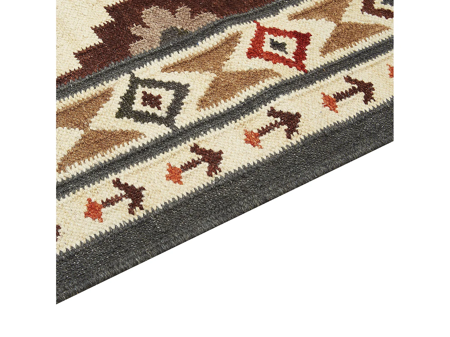 Tapis GHUKASAVAN Multicolore 140 x 200 cm Laine Kilim