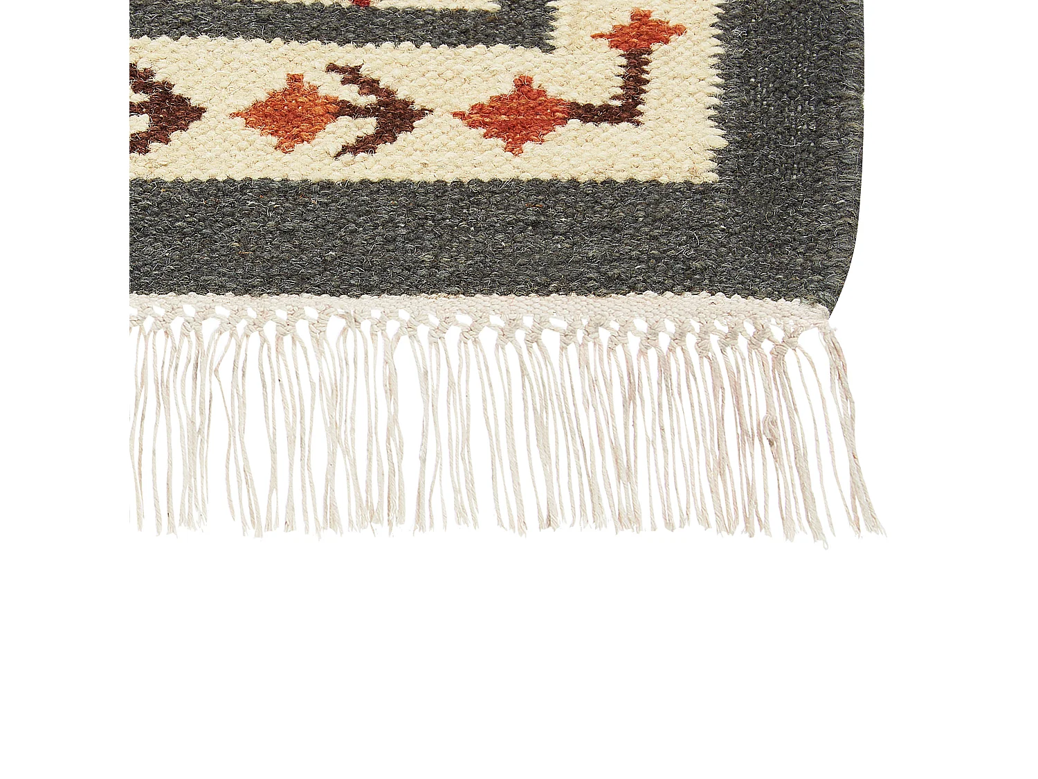 Tapis GHUKASAVAN Multicolore 140 x 200 cm Laine Kilim