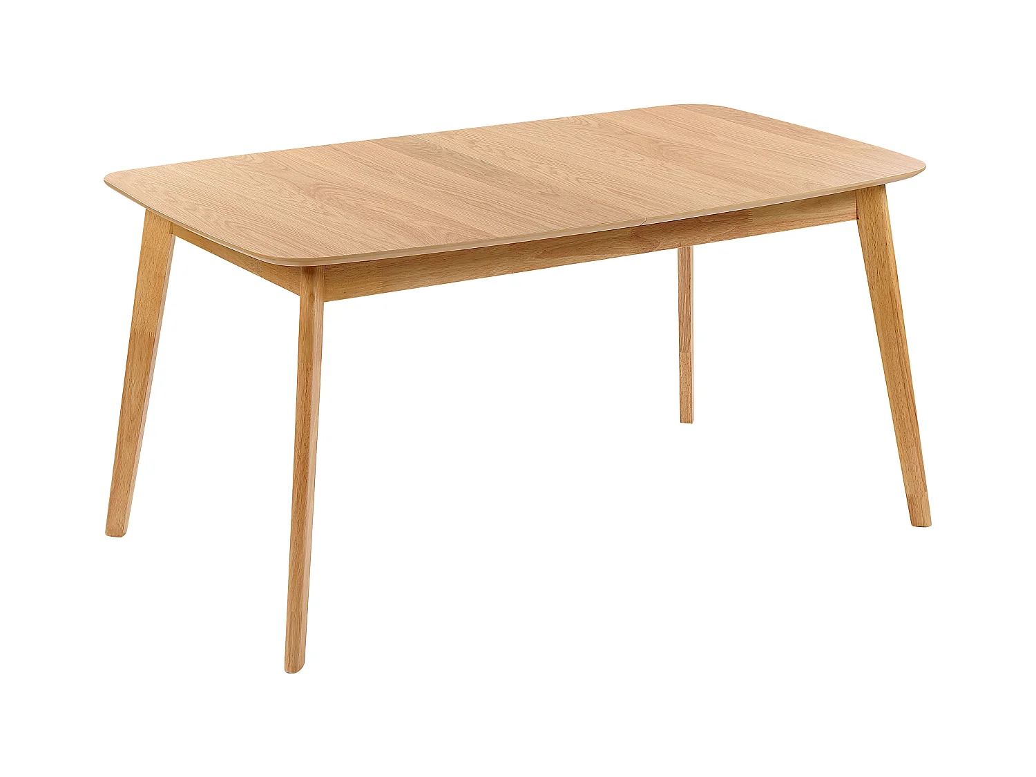 Mesa de jantar extensível MADOX Carvalho claro 150/190 cm 90 cm