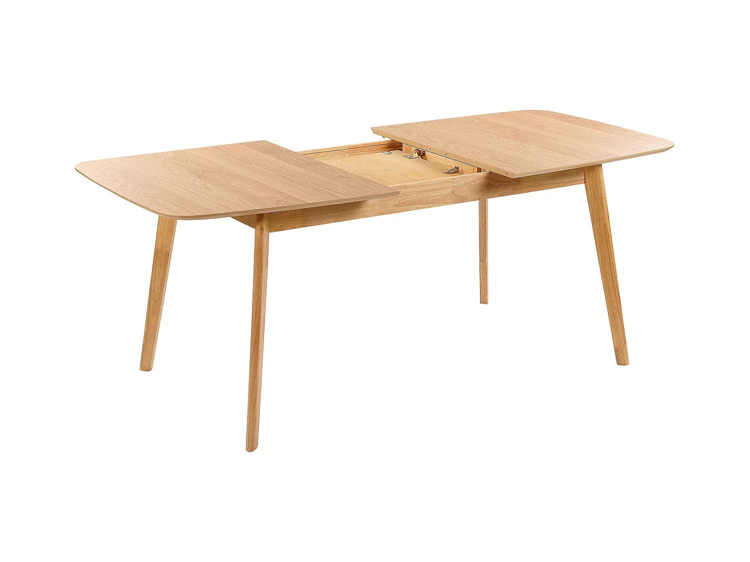 Mesa de jantar extensível MADOX Carvalho claro 150/190 cm 90 cm