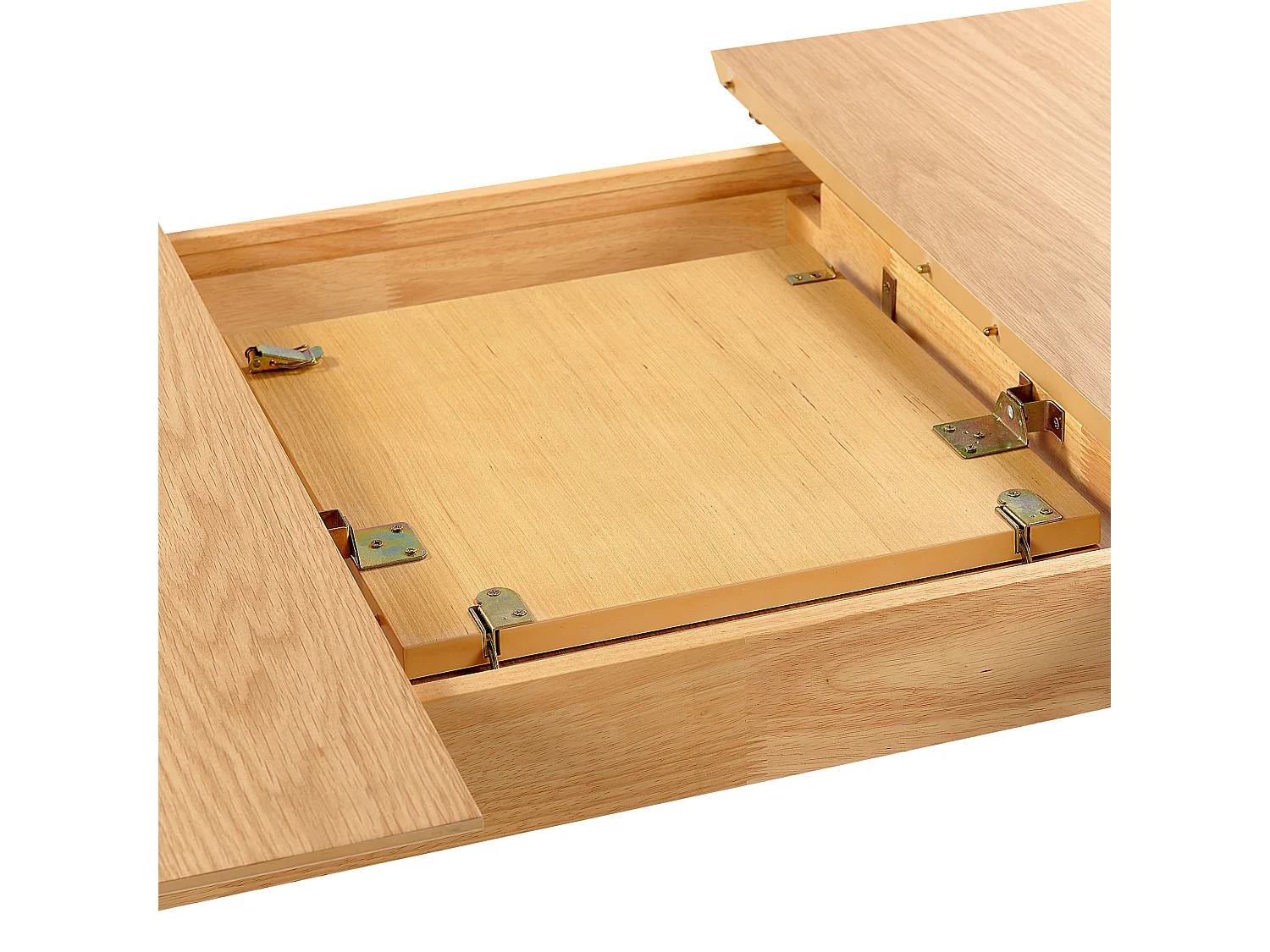 Mesa de jantar extensível MADOX Carvalho claro 150/190 cm 90 cm