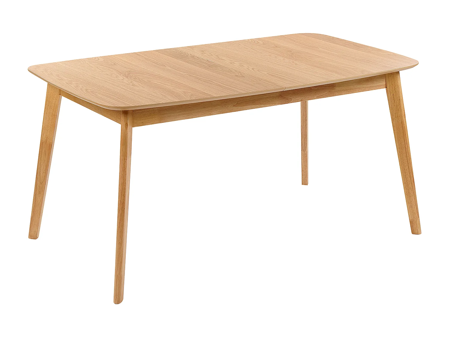 Table de salle à manger extensible MADOX Chêne clair 150/190 cm 90 cm