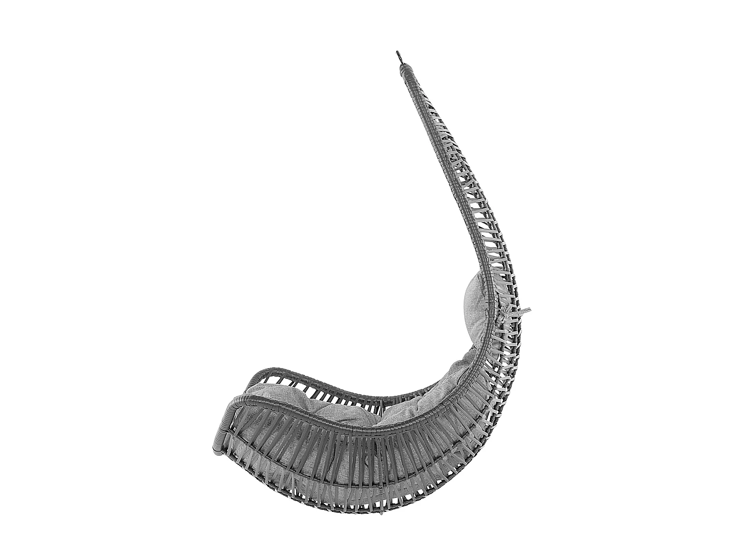 Sedia sospesa da fissare al soffitto ATRI II Nero