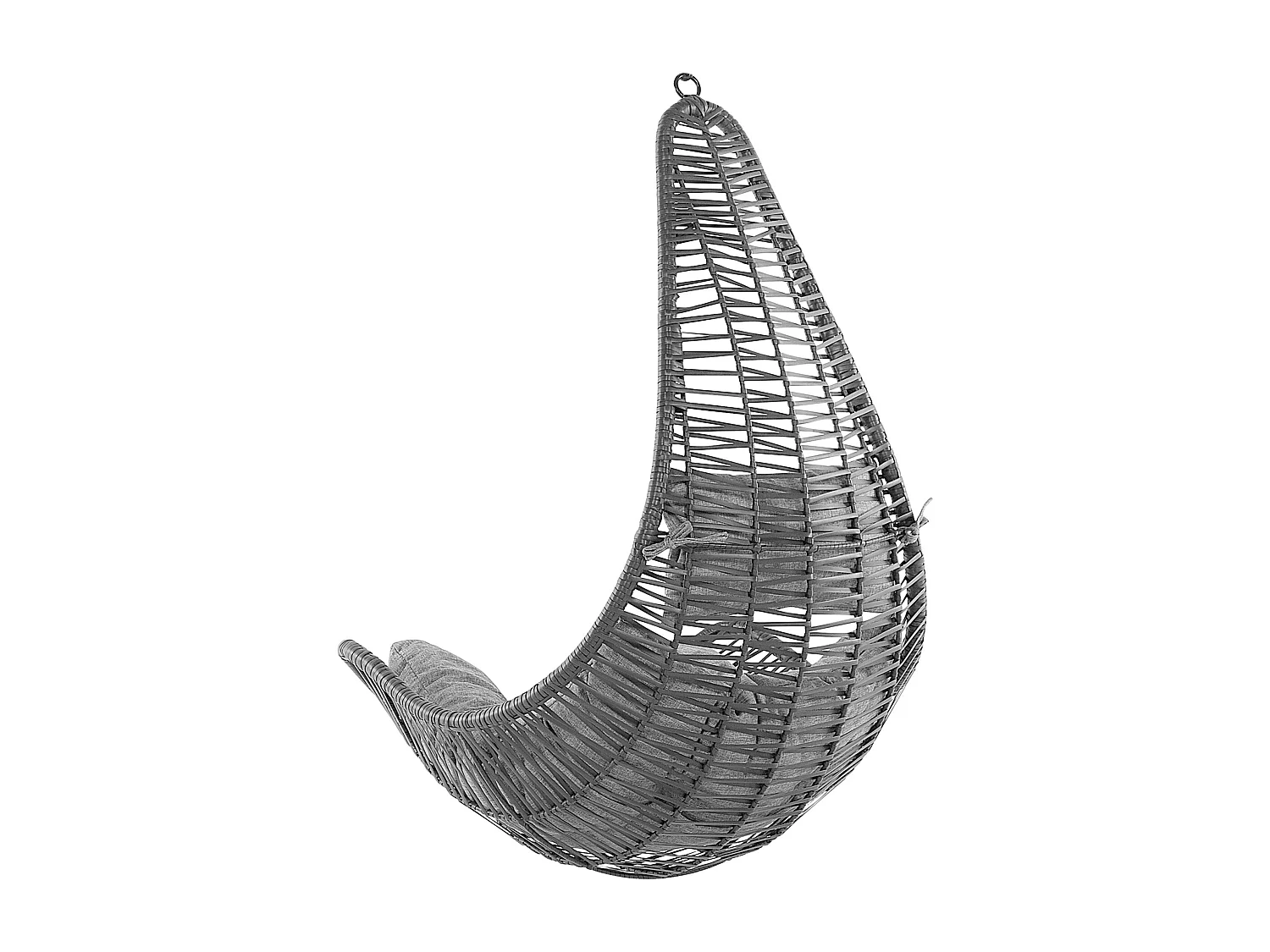 Sedia sospesa da fissare al soffitto ATRI II Nero