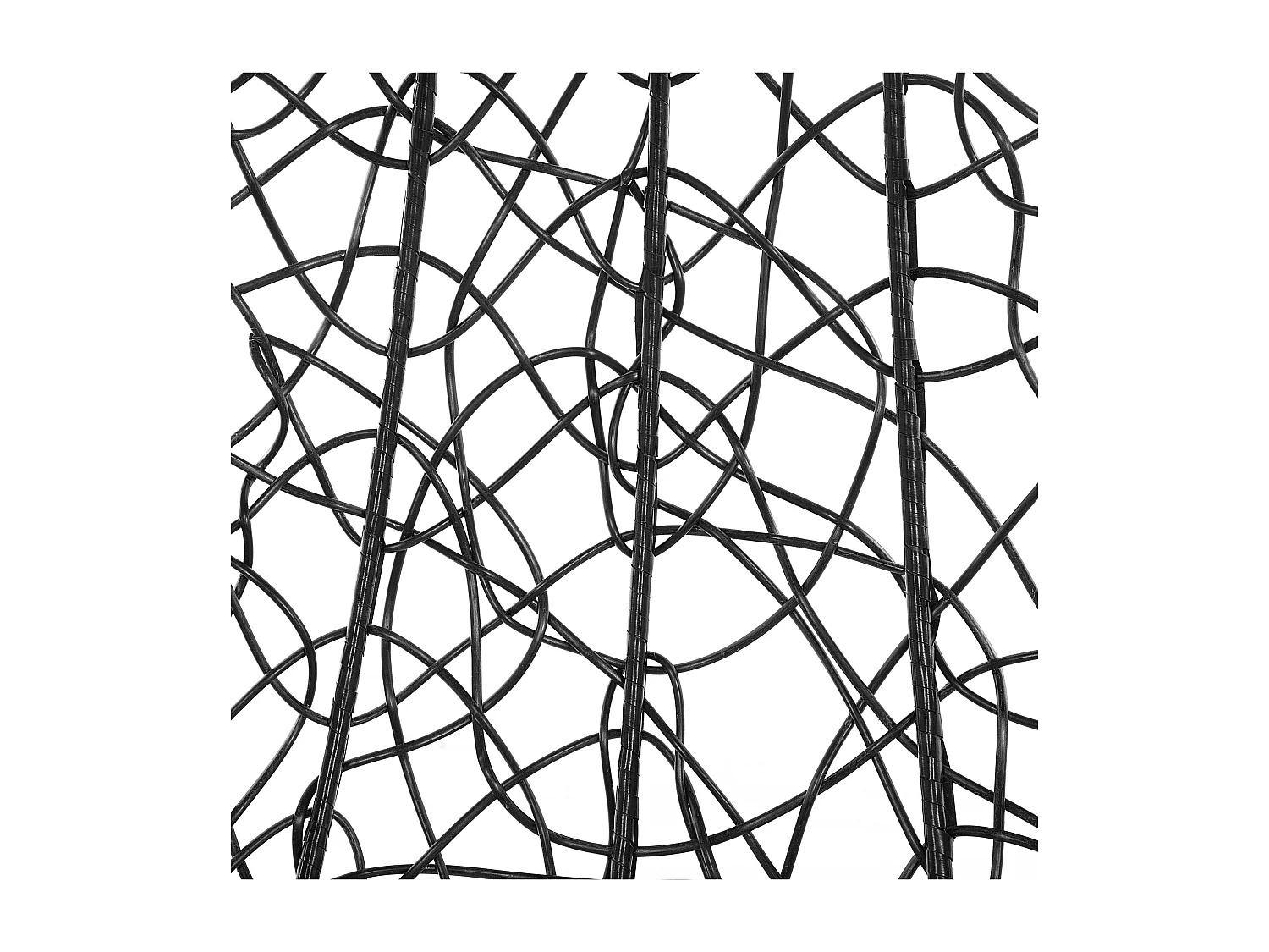 Sedia sospesa da fissare al soffitto ATRI II Nero