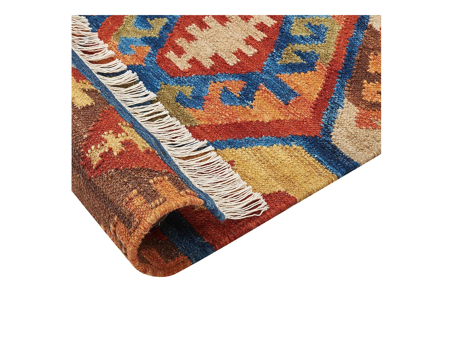 Vloerkleed kelim meerkleurig 160 x 230 cm JRVESH