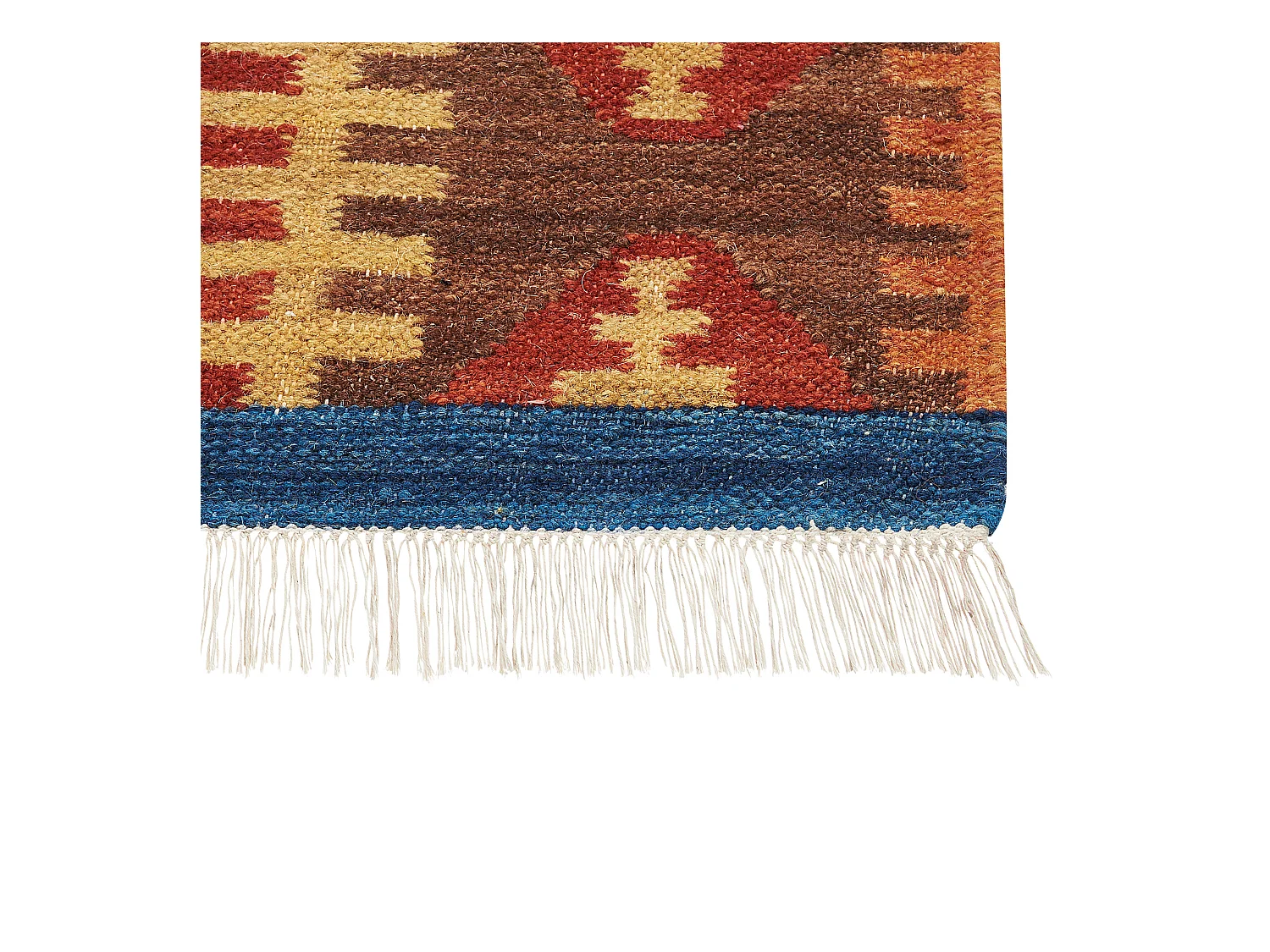 Vloerkleed kelim meerkleurig 160 x 230 cm JRVESH