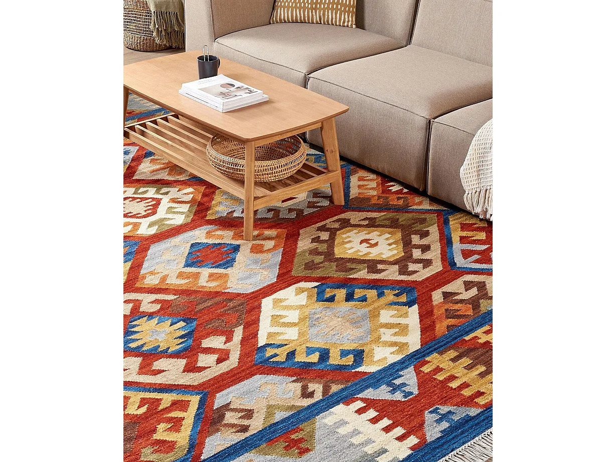 Tapis JRVESH Multicolore 160 x 230 cm Laine Kilim