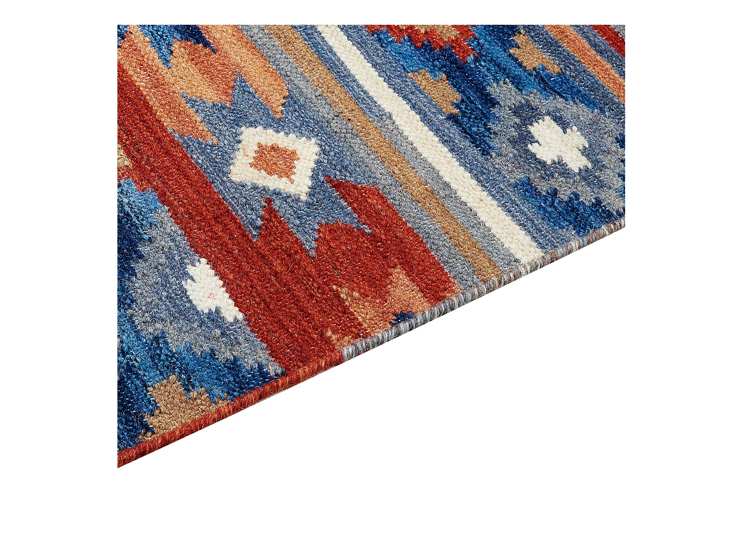 Vloerkleed kelim wol meerkleurig 80 x 150 cm NORAKERT