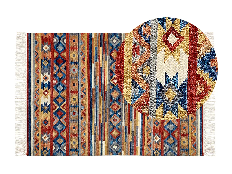 Tappeto lana multicolore 160 x 230 cm NORAKERT