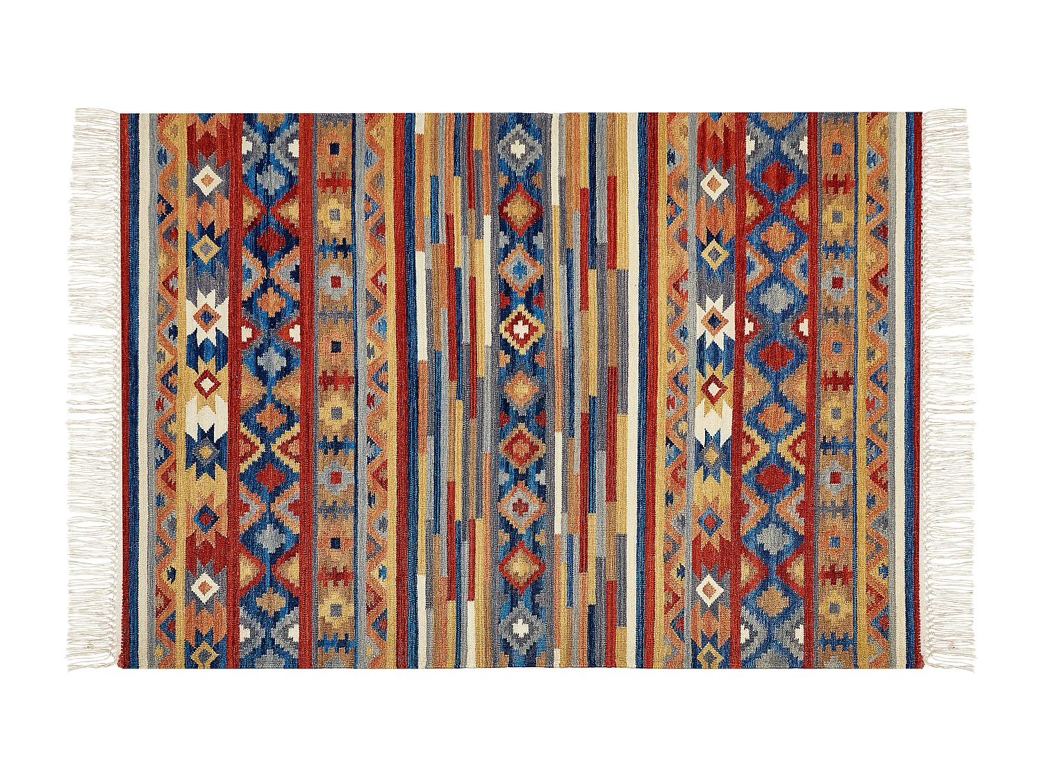 Tapis kilim en laine multicolore 160 x 230 cm NORAKERT