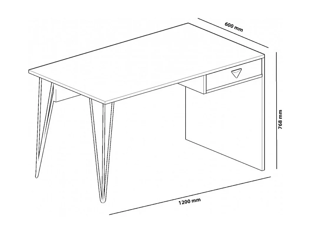 Bureau GALAXY 120x60cm