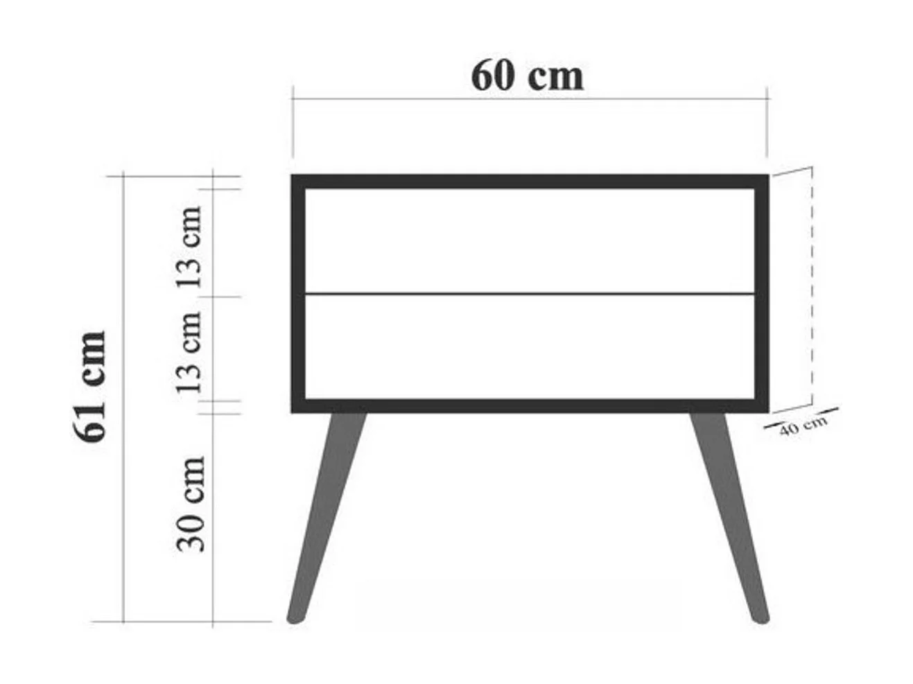 TABLE DE CHEVET CITY FRESH