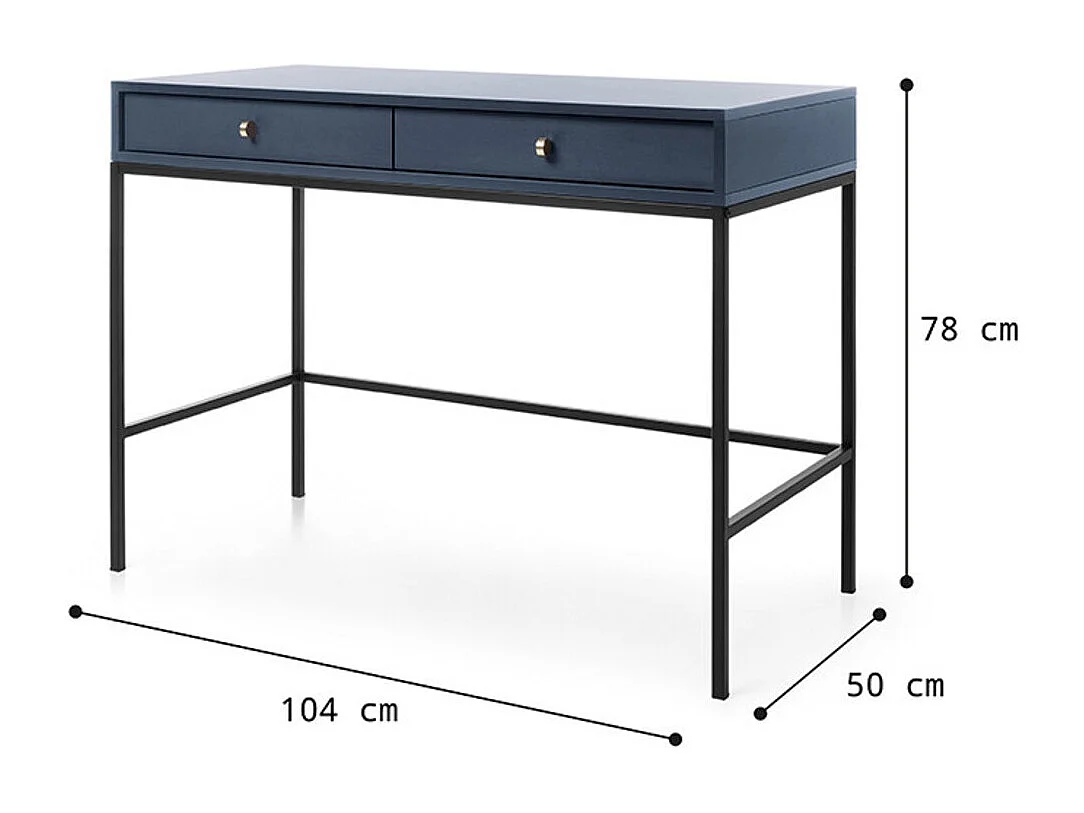 Console MONO bleu marine 104 cm