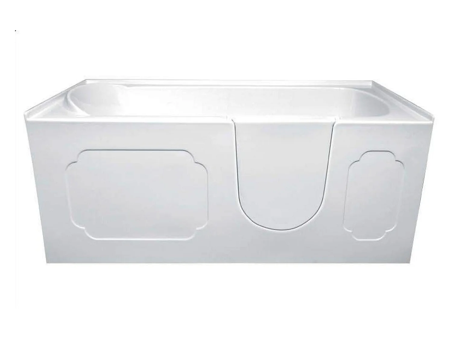 Baignoire à porte KASTRAKI 151x75x61 cm droit ou gauche - Porte & Robinetterie: droit