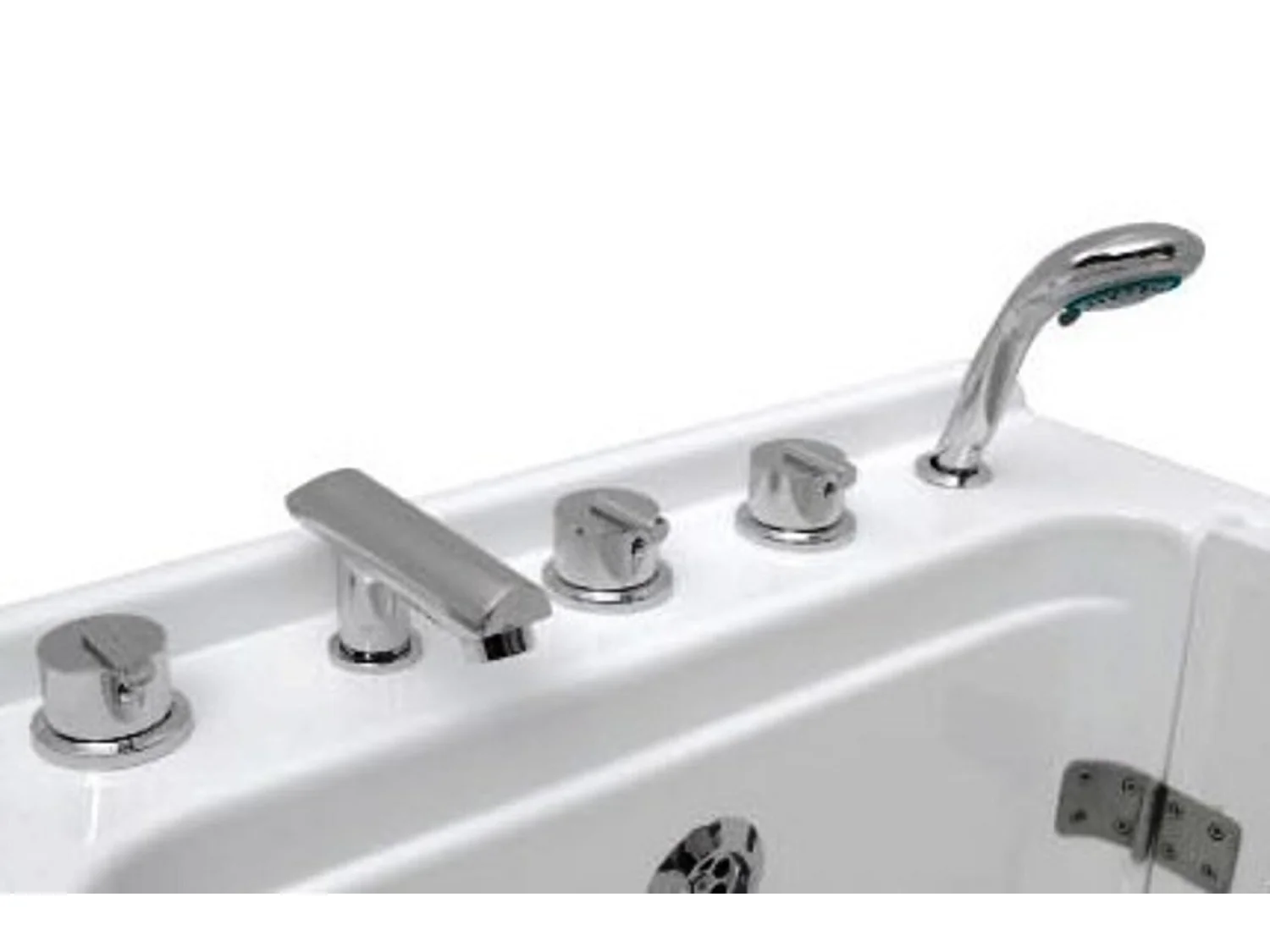 Baignoire à porte KASTRAKI 151x75x61 cm droit ou gauche - Porte & Robinetterie: droit