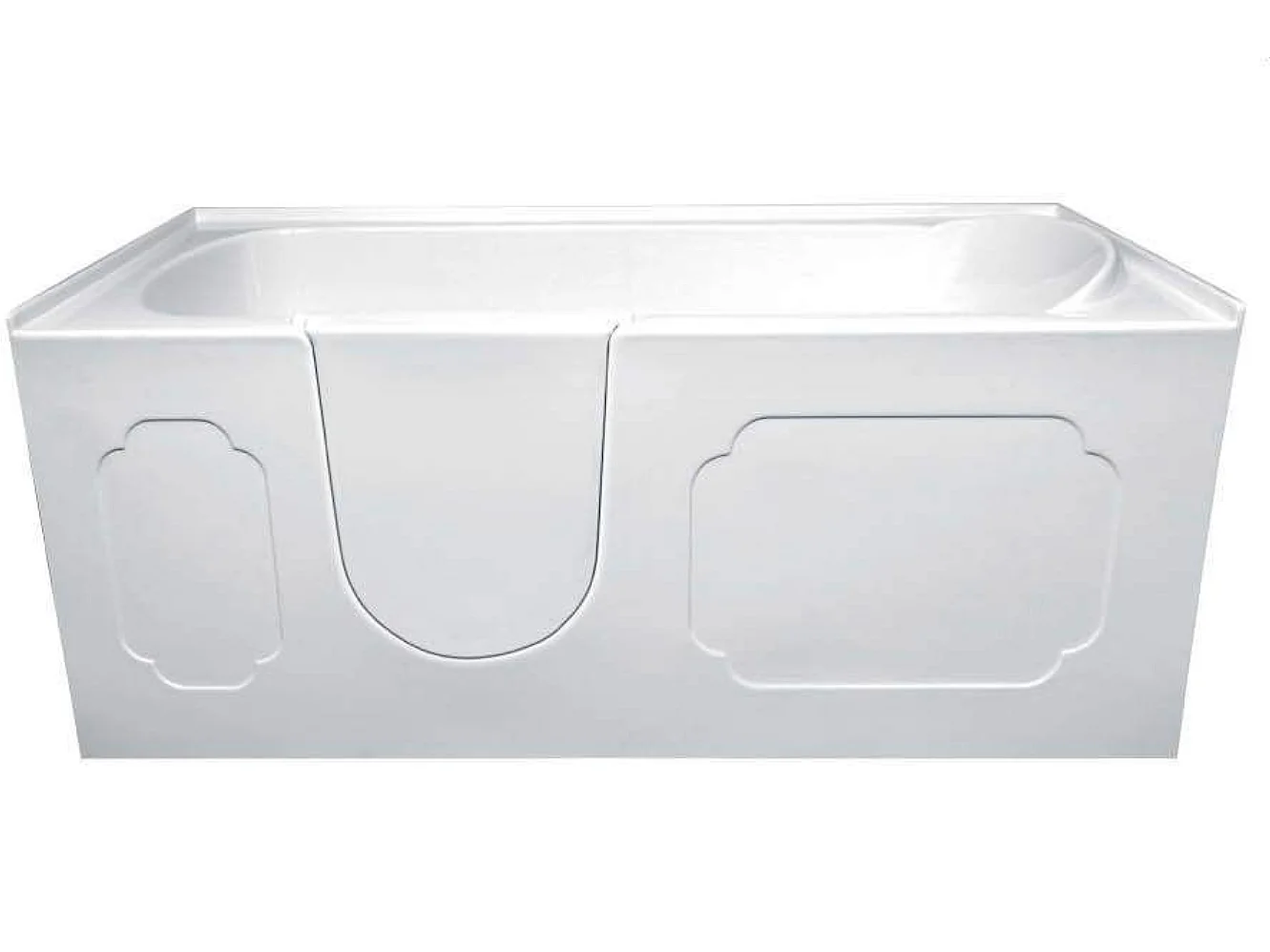 Baignoire à porte KASTRAKI 151x75x61 cm droit ou gauche - Porte & Robinetterie: droit