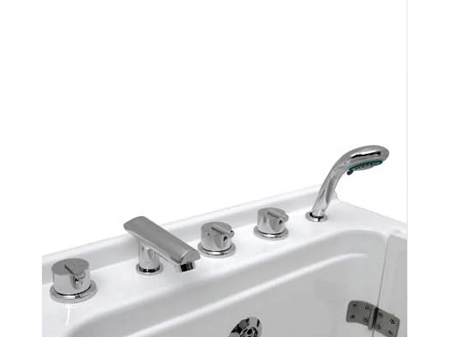Baignoire à porte KASTRAKI 151x75x61 cm droit ou gauche - Porte & Robinetterie: droit