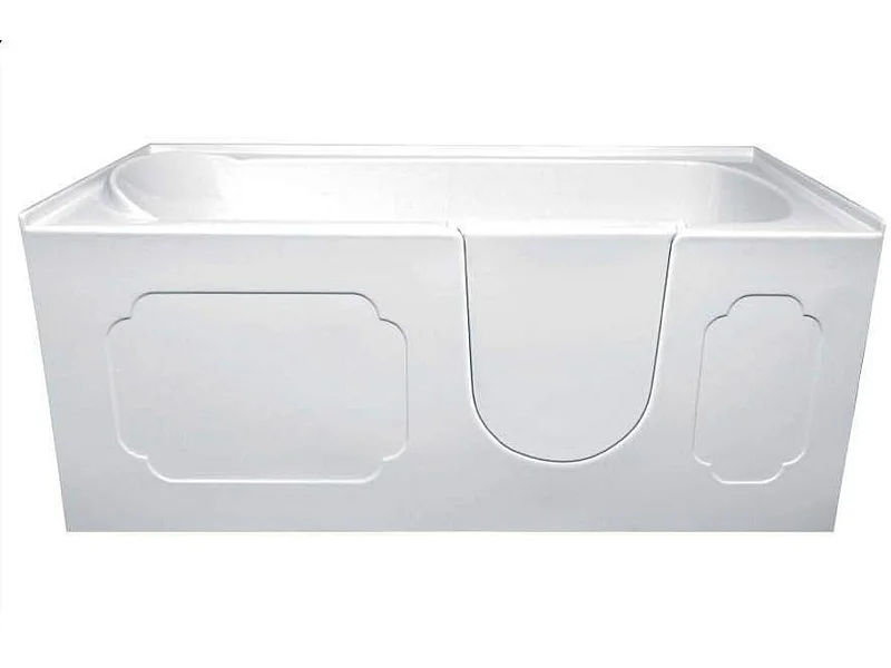 Baignoire à porte KASTRAKI 151x75x61 cm droit ou gauche - Porte & Robinetterie: droit