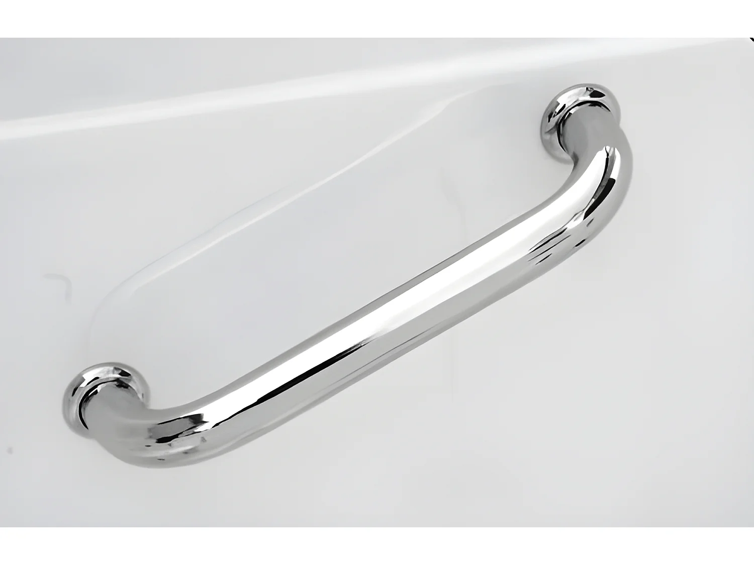 Baignoire à porte AZALAS 129.54*66.04 cm - Porte & Robinetterie: droit