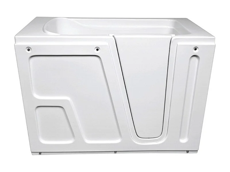 Baignoire à porte AZALAS 129.54*66.04 cm - Porte & Robinetterie: gauche