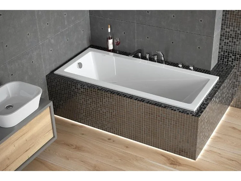 Baignoire MODERN Ultra-Slim 140-150-160-170-180 cm - Dimensions: 150cm