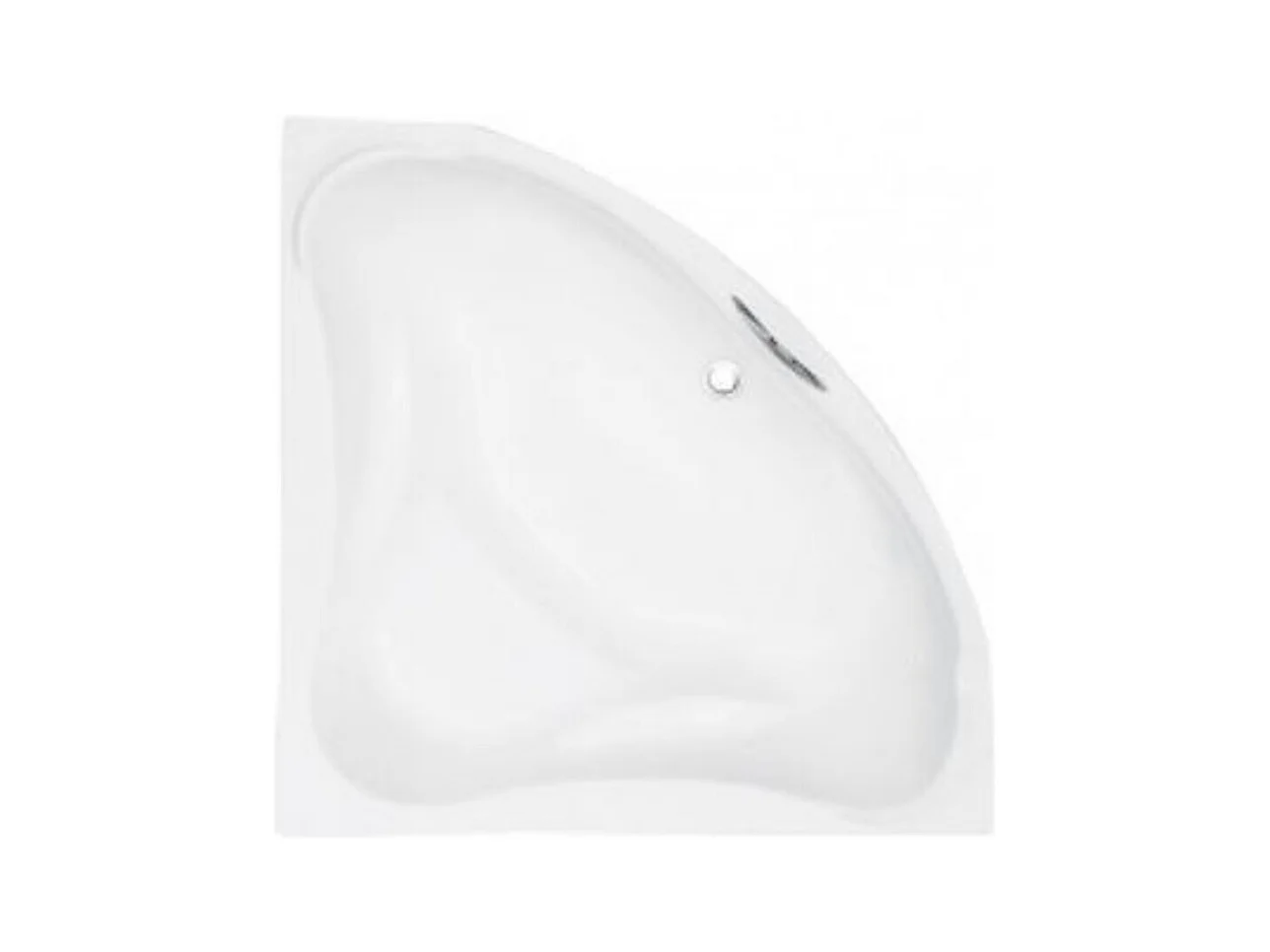 Baignoire d'angle EWA 134x134x57,5 cm avec tablier