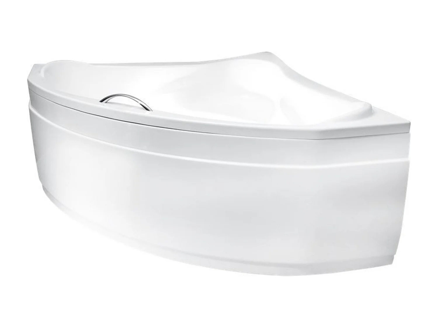 Baignoire d'angle EWA 134x134x57,5 cm avec tablier