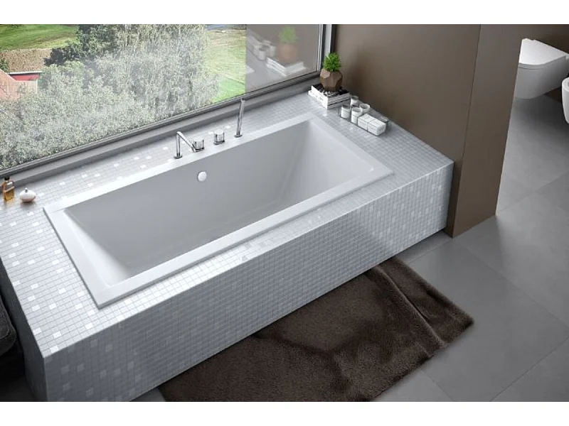 Baignoire EMILIA ultra-slim 155-165-170-175-180-190 cm - Dimensions baignoire: 175 x 80 cm
